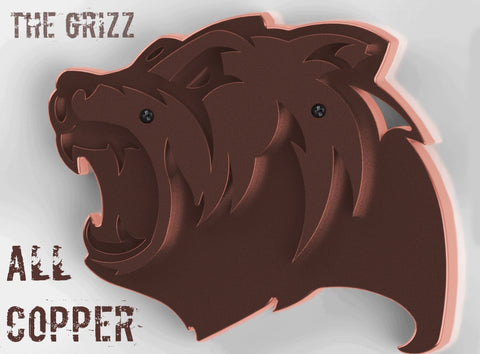 The Grizz Bottle Opener